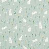 Dekostoff Halbpanama kleine Hasen – hellmint,  thumbnail number 1