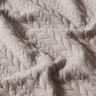 Jerseyjacquard Cloqué Zopfmuster – beige,  thumbnail number 2