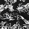 Viskose-Leinen-Mix abstrakte Sonnenblumen – schwarz/weiss,  thumbnail number 3