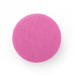 Bezogener Knopf, Classic Poly – pink, 