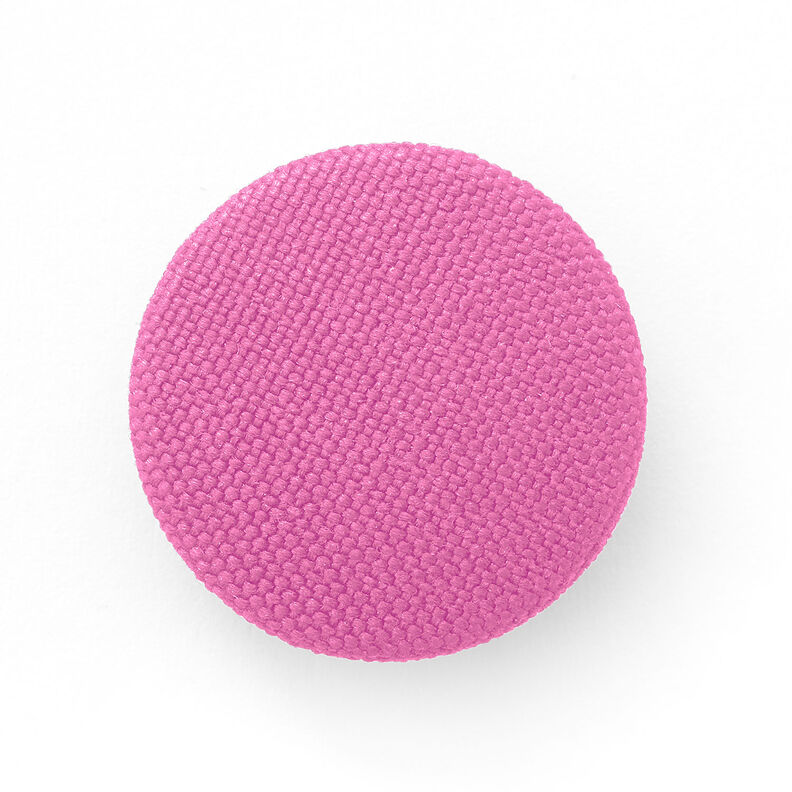 Bezogener Knopf, Classic Poly – pink,  image number 1