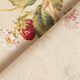Dekostoff Halbpanama Erdbeeren – karminrot/natur,  thumbnail number 4