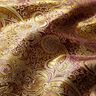 Bekleidungsjacquard Metallic Paisley – lila/gold,  thumbnail number 2