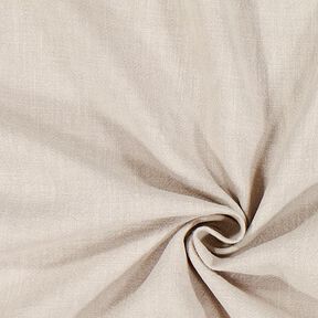 Leinenstoff Ramie-Mix stonewashed, schwere Qualität – hellbeige, 