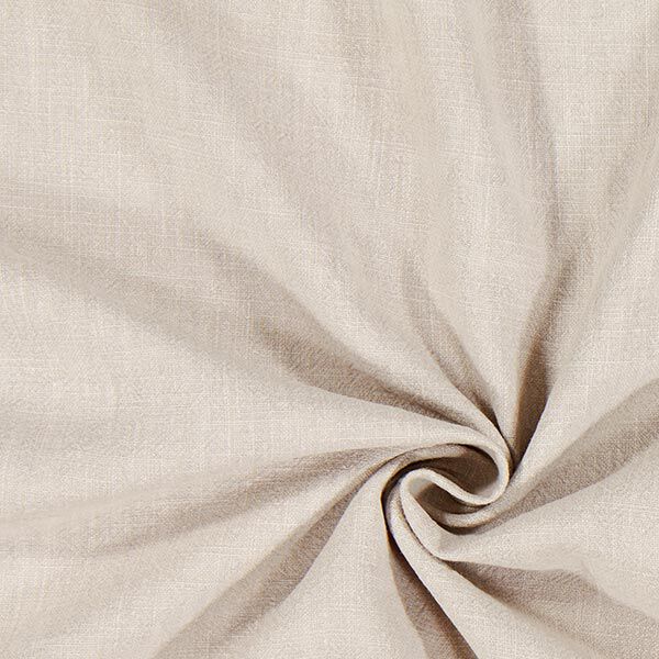 Leinen Stoff vorgewaschen – hellbeige,  image number 1