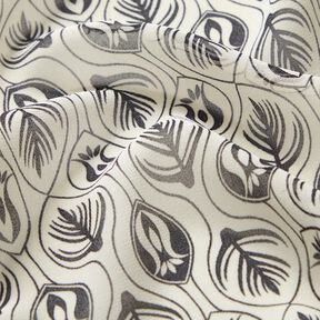 Chiffon Artdecomuster – schwarz/weiss, 