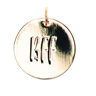 Anhänger BFF [Ø17 mm] | Rico Design – gold metallic,  thumbnail number 1