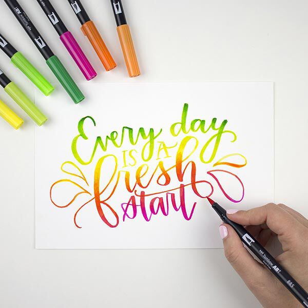 ABT Dual Brush Pen Aquarell Pastellfarben Set [ 18 Stück ] | Tombow,  image number 5