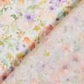 Viskosestoff Dobby Aquarell-Blütenmeer Digitaldruck – elfenbein/lavendel,  thumbnail number 4