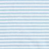 Baumwollstoff Cretonne legere Streifen – hellblau/weiss,  thumbnail number 1
