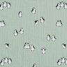 Musselin/ Doppel-Krinkel Gewebe fröhliche Pinguine – schilf,  thumbnail number 1