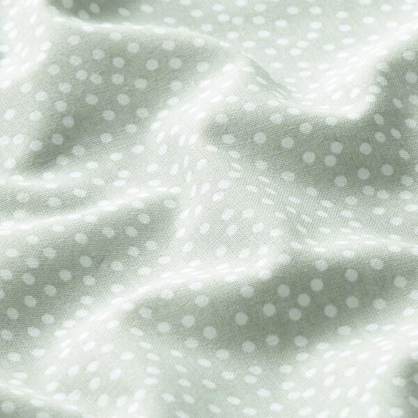 Baumwollstoff Cretonne unregelmäßige Punkte – pastellgrün,  image number 2