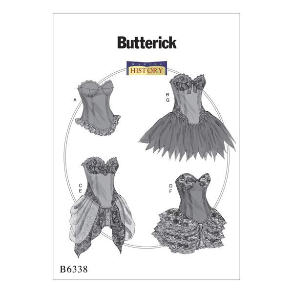Historisches Kostüm | Butterick 6338 | 32-40, image number 1