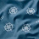 GOTS Baumwolljersey Kompass | Tula – jeansblau, 