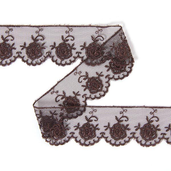 Valencienne Spitze [35 mm] - dunkelbraun,  image number 1