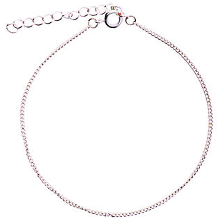 Armband [ 17 cm] | Rico Design – silber metallic, 