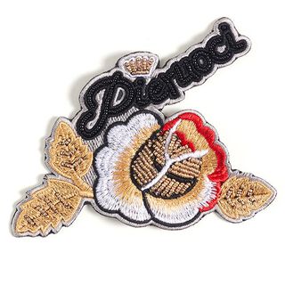 XXL Applikation Gold Flower – gold, 