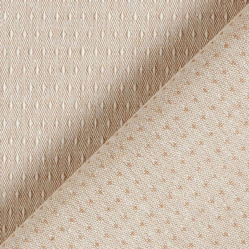 Dekostoff Jacquard recycelt – beige,  image number 3