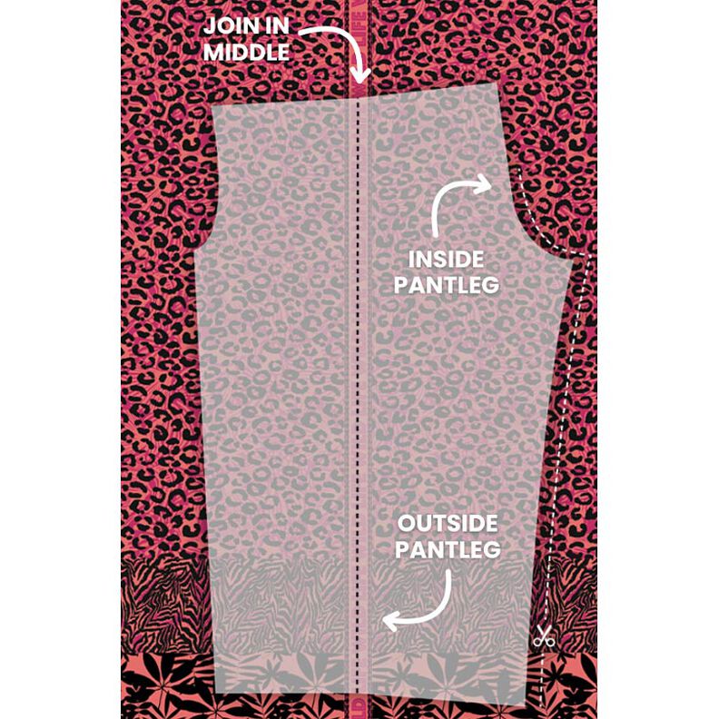 Viskose Voile grosse Blumen Borderdesign Panel – petrol, image number 8