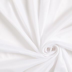 Wirkfutter Charmeuse Uni – weiss, 