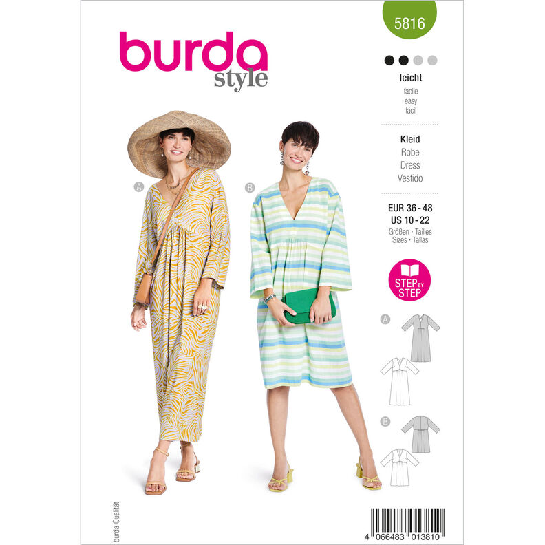 Kleid | Burda 5816 | 36-48,  image number 1