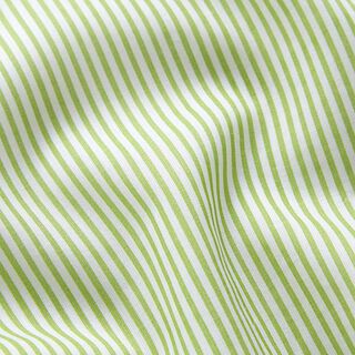 Leichter Tencel-Stoff feine Streifen – grün/weiss | Reststück 50cm, 
