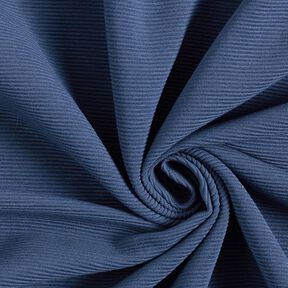 Ottoman-Rippenjersey Uni – jeansblau, 