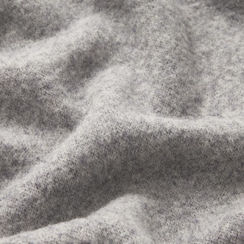 Woll-Fleece reine Schurwolle Melange – grau, image number 2