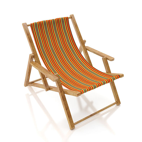 Outdoor Liegestuhlstoff Längsstreifen, 44 cm – gelb, image number 4