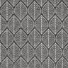 Dekostoff Jacquard Blätter – anthrazit,  thumbnail number 1