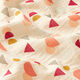 GOTS Musselin geometrische Formen – hellbeige,  thumbnail number 2