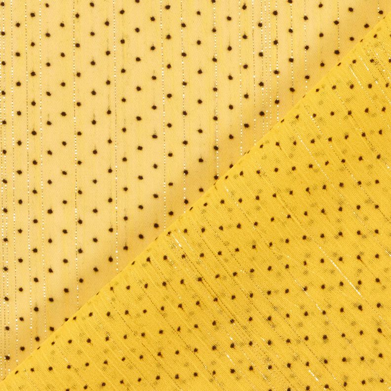 Chiffon Glitzerstreifen und Pünktchen – zitronengelb,  image number 4