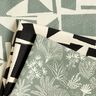 Dekostoff Jacquard abstrakte Struktur – schilf/wollweiss,  thumbnail number 5