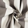 Outdoorstoff Canvas Blockstreifen – steingrau/elfenbein,  thumbnail number 3