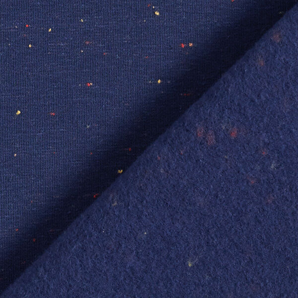 Kuschelsweat bunte Sprenkel – marineblau, image number 4