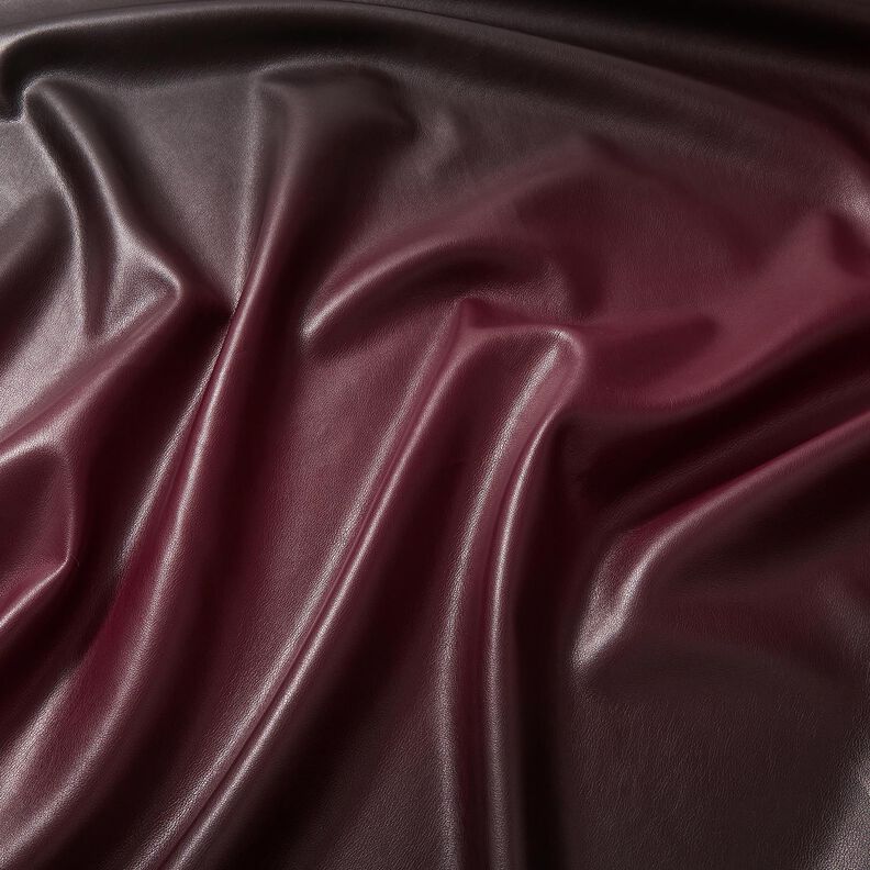 Kunstleder Farbverlauf | Katia Fabrics – schwarz/bordeauxrot,  image number 2