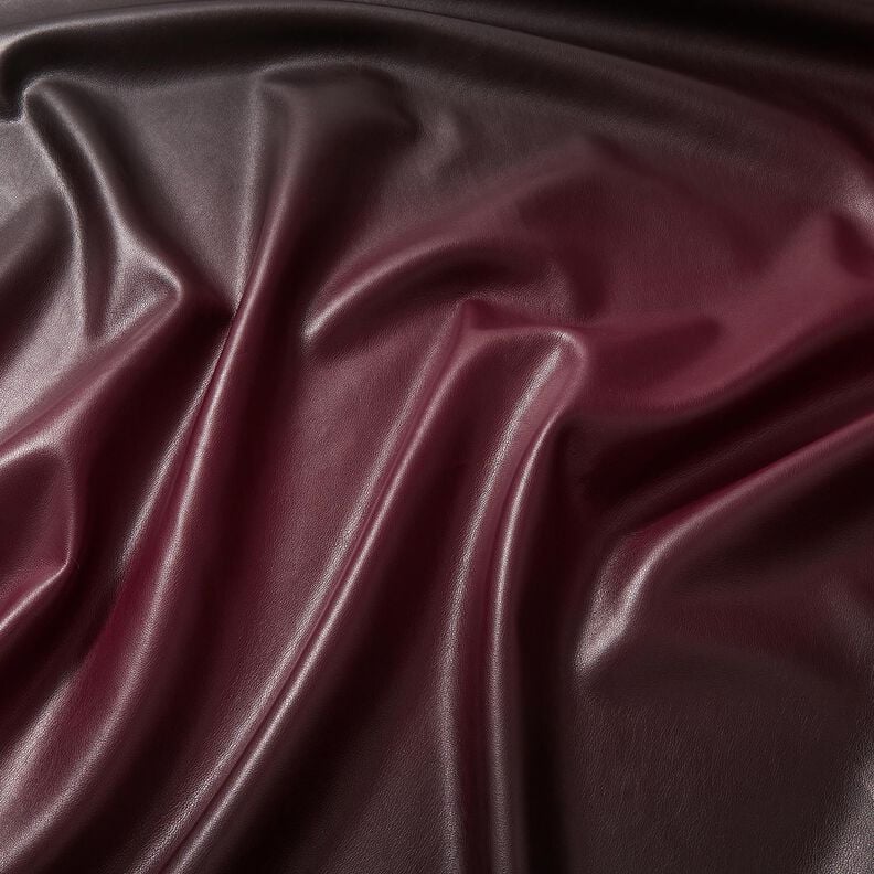 Kunstleder Farbverlauf | Katia Fabrics – schwarz/bordeauxrot, image number 2