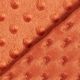 Kuschelfleece geprägte Punkte – terracotta – Muster,  thumbnail number 4