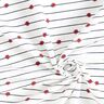 Baumwolljersey Streifen und Marienkäfer – wollweiss,  thumbnail number 3