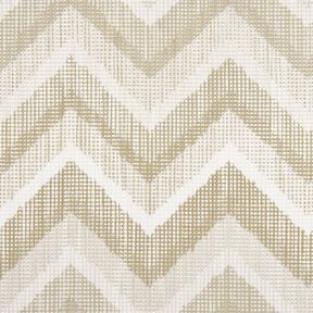 Dekostoff Halbpanama Chevron – natur/düne, 