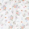 GOTS Musselin/ Doppel-Krinkel Gewebe süße Blümchen  | Poppy Fabrics – elfenbein/orange,  thumbnail number 2