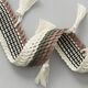 Quastenband [ 30 mm ] – wollweiss/braun,  thumbnail number 2