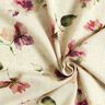Viskose-Leinen-Mix Aquarellblumen – natur/traube,  thumbnail number 3