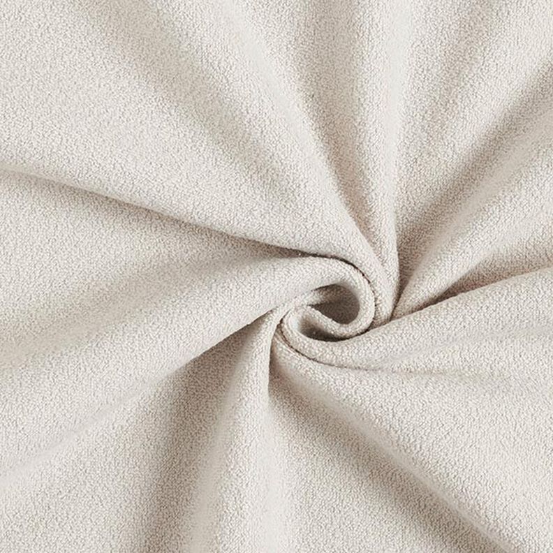 Baumwolle Sweat Terry Fleece – sand,  image number 1