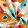 Baumwollstoff Cretonne gemalte Blüten – eukalyptus/weiss,  thumbnail number 3