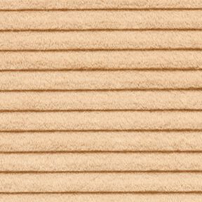 Kunstfell breite Querstreifen – beige, 