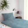 Baumwollstoff Cretonne abstrakte Blätter – ozeanblau/elfenbein,  thumbnail number 7