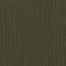 GOTS Dreilagiger Baumwoll-Musselin – oliv,  thumbnail number 4