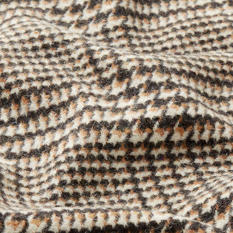 Mantelstoff Glencheck – anthrazit/beige, image number 2