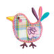 Applikation Vogel [ 4 x 4,5 cm ] – Farbmix,  thumbnail number 1